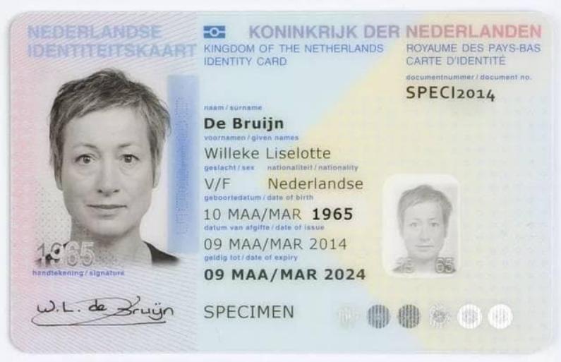 荷兰公民身份证将不再标注性别